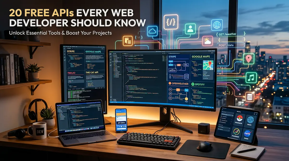 20 Free Apis Every Web Developer Should Know