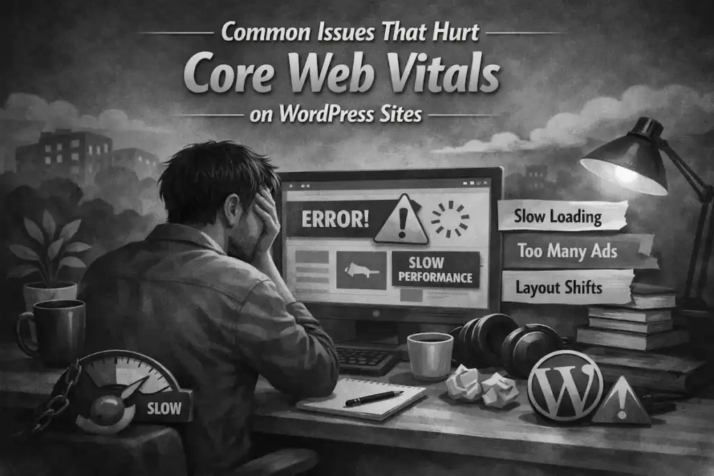 Common Issues That Hurt Core Web Vitals On WordPress Sites