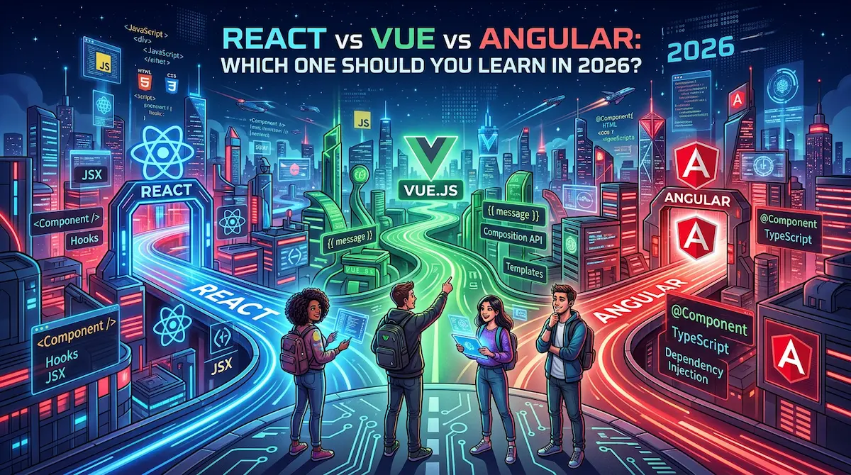 React Vs Vue Vs Angular Which One Should You Learn In 2026