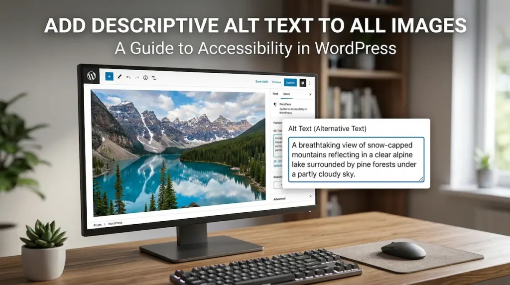 Add Descriptive Alt Text To All Images