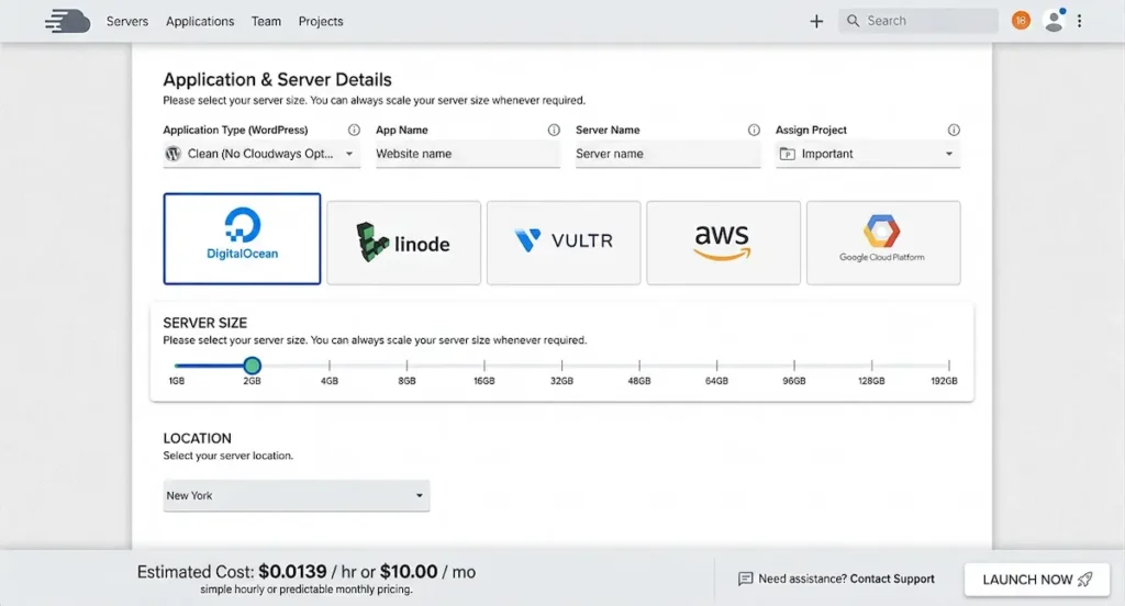 Cloudways Server Setup