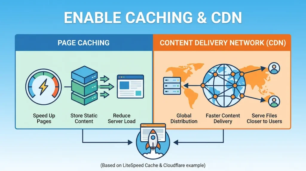 Enable Caching And Cdn