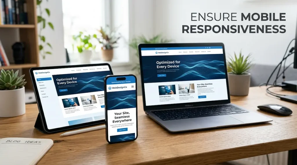 Ensure Mobile Responsiveness